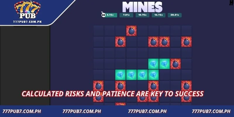 Calculated risks and patience are key to success