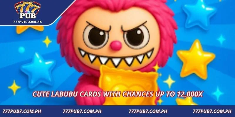 Cute Labubu cards with chances up to 12,000x
