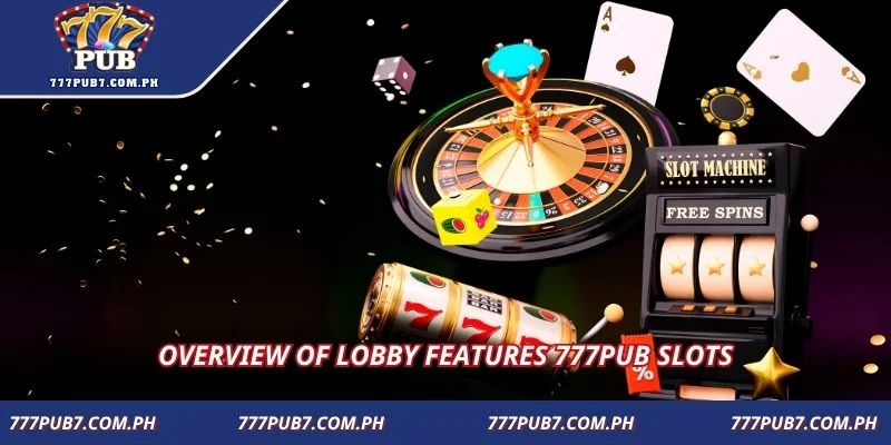 Overview of lobby features 777PUB slots