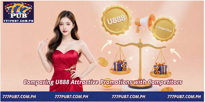 Comparing U888 Attractive Promotions with Competitors